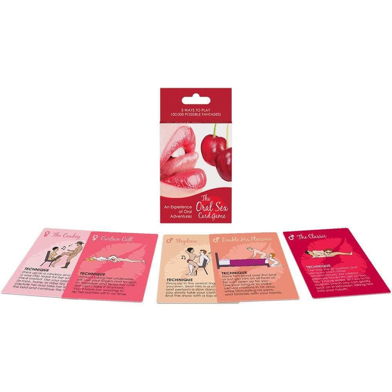 Jeu de cartes pour adultes de sexe oral